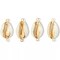 Charms for DIY Jewelry Making, Puka Cowrie Shells (0.7-0.8 In, 12 Pack)